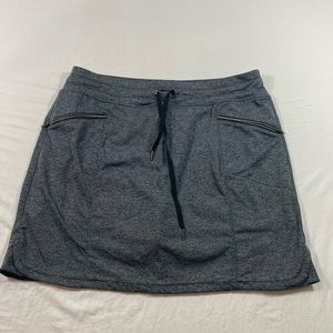 Tangerine Golf Tennis Skort Athletic Skirt Gray Zip pockets XXL mini ski…